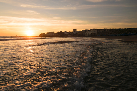 Seascape beach Tifnit, Moroccoの写真素材
