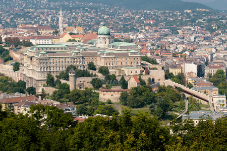 Buda Castle in Budapest, Hungaryの写真素材