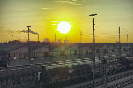 Mannheim trains   stationのeditorial素材