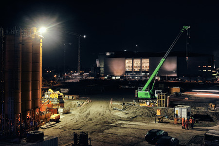 construction siteのeditorial素材