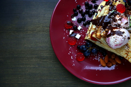 Dream Dessert - Pancakesの写真素材