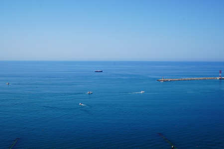 sea and skyの写真素材