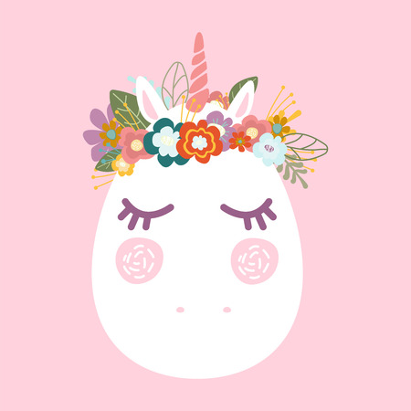 Easter egg postcard.Spring card. Happy easter vector gift cardのイラスト素材