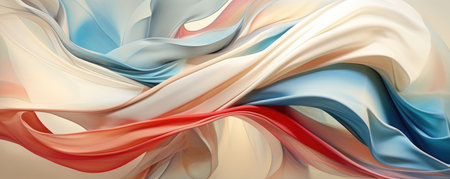 Harmony of colors, meditation. Abstract backgrounds in pastel colors. An oasis of peace. Painting for background, card, invitation, wallpaper, wall art decoration. in soft shades of blue and red. Generative AIの素材