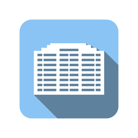 House flat sign isolated on white backgroundのイラスト素材