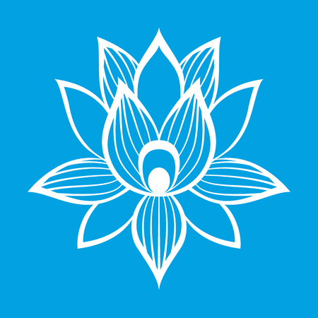 Best lotus flower sign for the perfect web designのイラスト素材