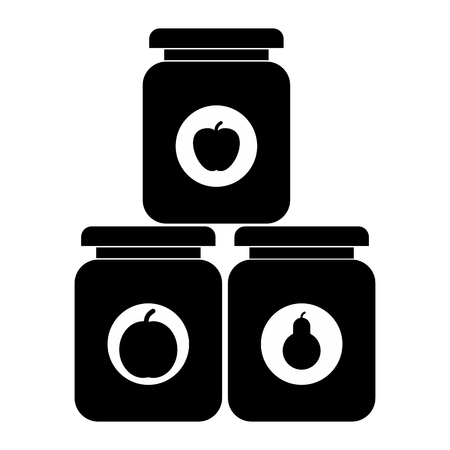 Baby food simple icon for web and mobile devicesのイラスト素材