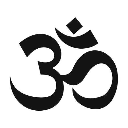 Arabic letters simple icon. Initials ornate signature symbolのイラスト素材