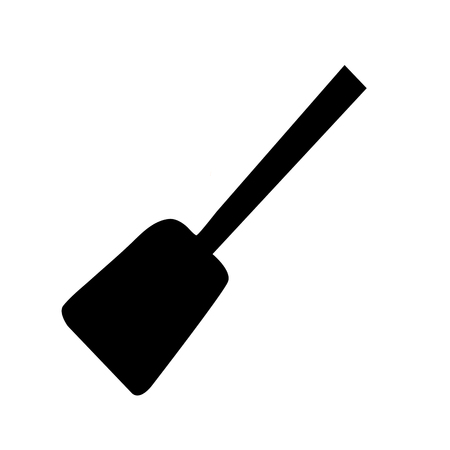 Kitchen ware silhouette isolated on white backgroundのイラスト素材