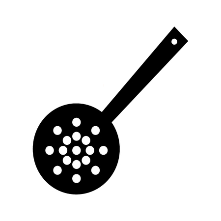 Kitchen ware silhouette isolated on white backgroundのイラスト素材