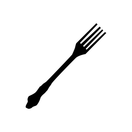 Kitchen ware silhouette isolated on white backgroundのイラスト素材