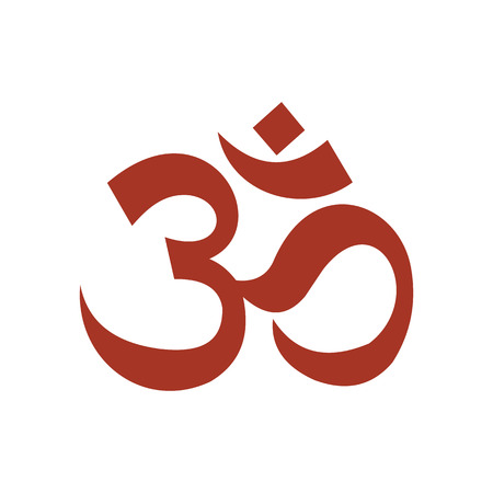 Arabic letters flat icon isolated on white backgroundのイラスト素材