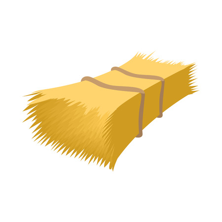 Haystack cartoon icon isolated on a white backgroundのイラスト素材