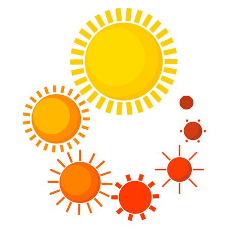 Loading process circular icon in cartoon style on a white backgroundのイラスト素材