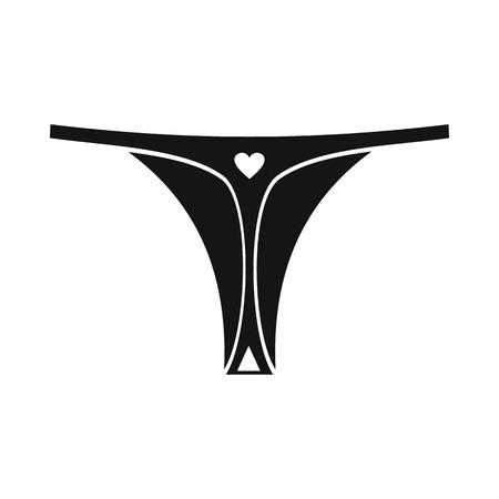 Thong icon in simple style on a white backgroundのイラスト素材