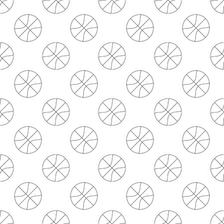 Basketball pattern seamless black for any designのイラスト素材