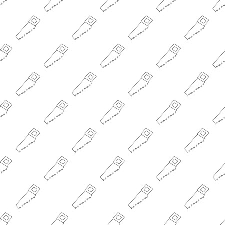 Hand saw pattern seamless black for any designのイラスト素材