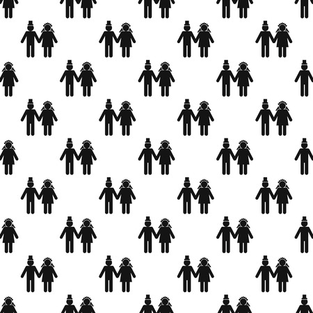 Girl and boy pattern seamless best for any designのイラスト素材