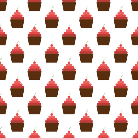 Cake pattern seamless best for any designのイラスト素材