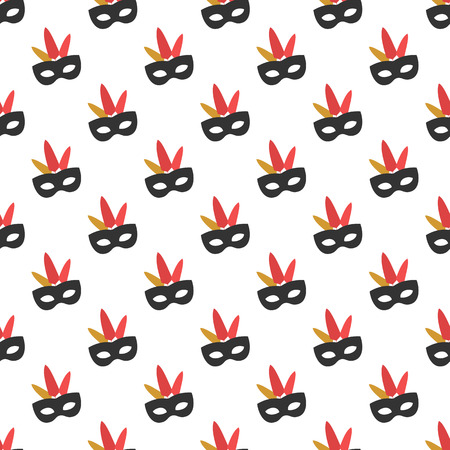 Carnival mask pattern seamless best for any designのイラスト素材
