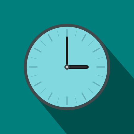 Watch icon in flat style for any designのイラスト素材