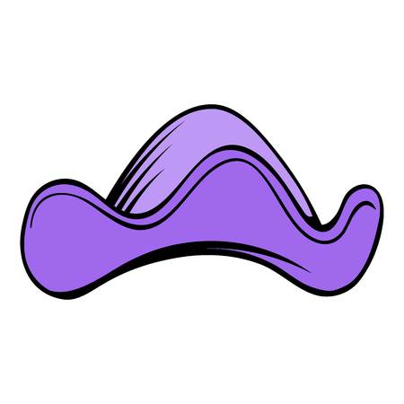 Old hat icon in icon cartoonのイラスト素材