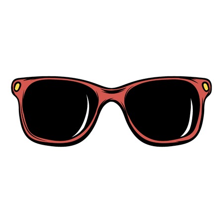 Sunglasses icon cartoonのイラスト素材