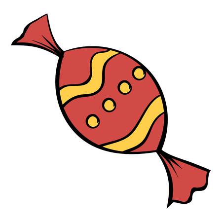 Red sweet icon cartoonのイラスト素材