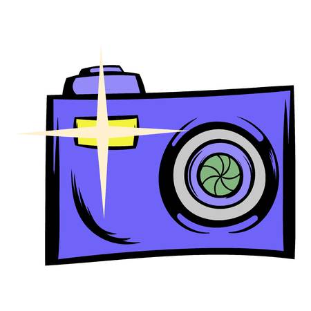 Camera icon cartoonのイラスト素材