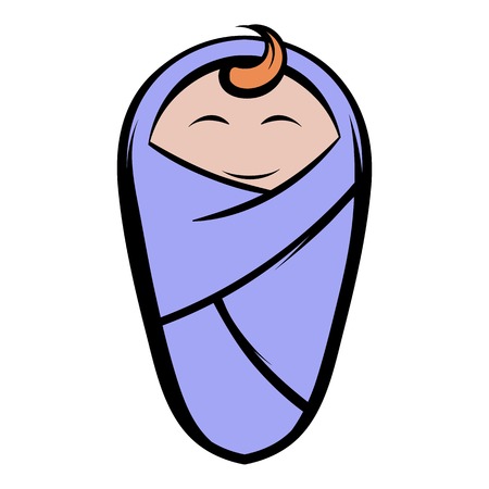 Baby icon cartoonのイラスト素材
