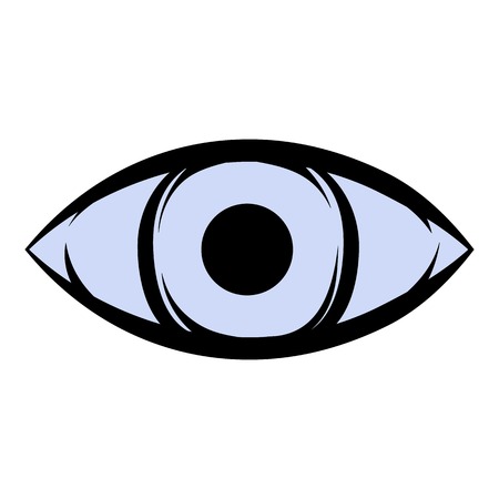 All-seeing eye icon cartoonのイラスト素材