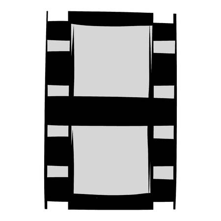 Film strip icon cartoonのイラスト素材