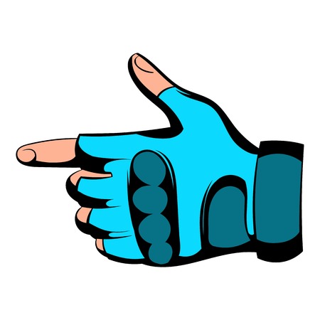 Gloves icon cartoonのイラスト素材