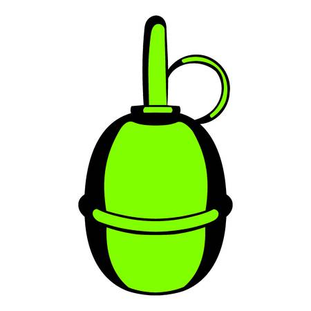 Hand grenade icon cartoonのイラスト素材