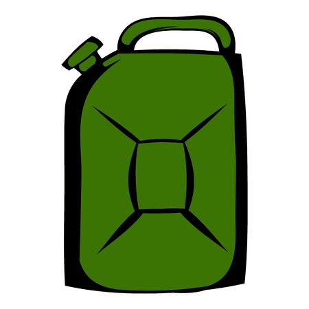 Metal canister icon cartoonのイラスト素材