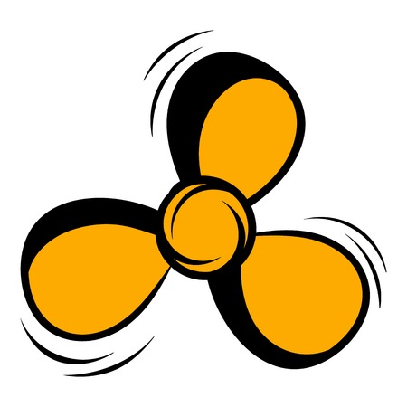 Fan icon cartoonのイラスト素材