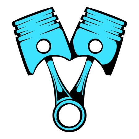 Car pistons icon cartoonのイラスト素材