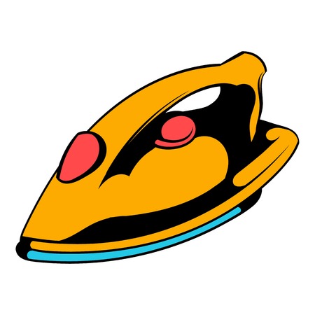 Iron icon, icon cartoonのイラスト素材