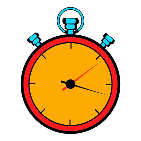 Stopwatch icon cartoonのイラスト素材