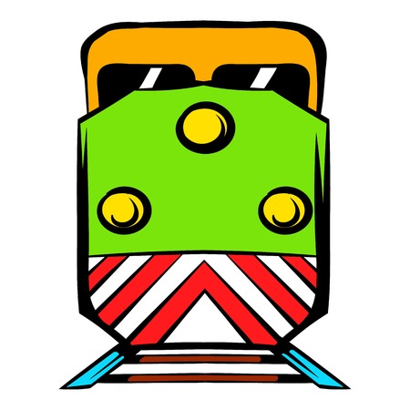 Locomotive icon cartoonのイラスト素材