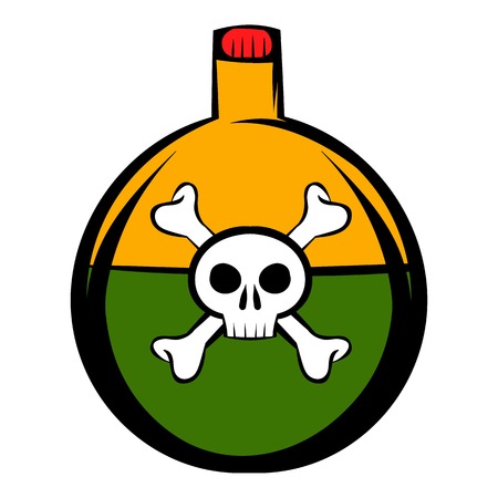 Poison icon cartoonのイラスト素材