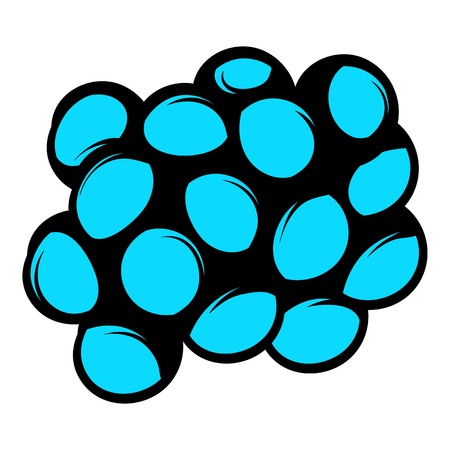 Virus icon, icon cartoonのイラスト素材