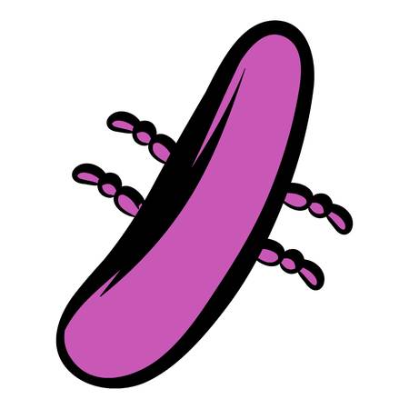 Virus icon, icon cartoonのイラスト素材