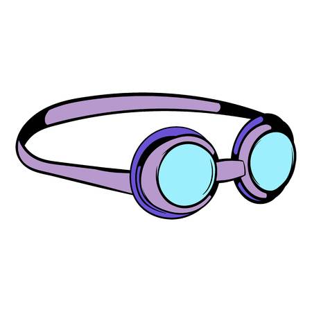 Goggles for swim icon, icon cartoonのイラスト素材