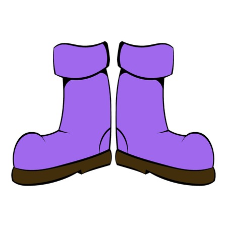 Rubber boots icon, icon cartoonのイラスト素材