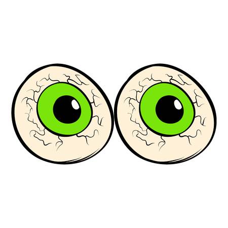 Eyeballs icon cartoonのイラスト素材