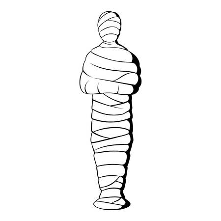Mummy icon cartoonのイラスト素材