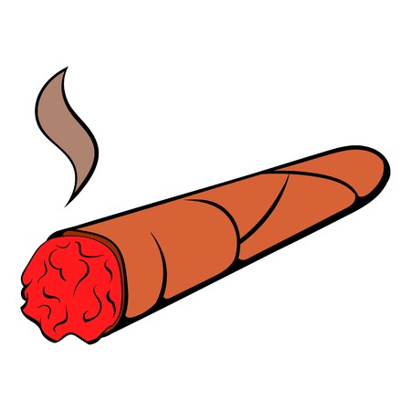 Cigar icon cartoonのイラスト素材