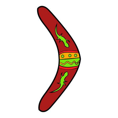 Boomerang icon cartoonのイラスト素材
