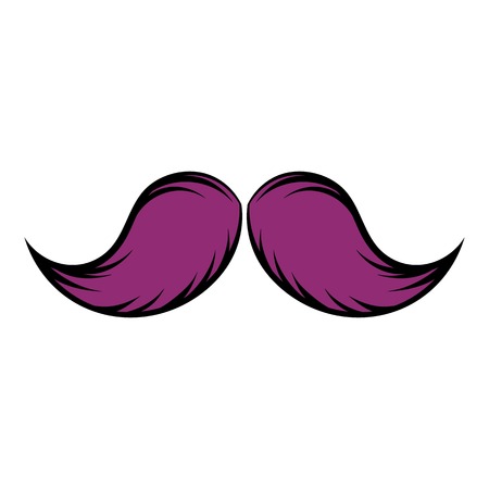 Mustache icon cartoonのイラスト素材